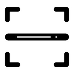scan glyph icon