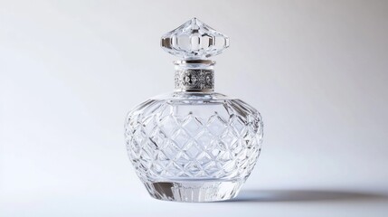 Elegant crystal perfume bottle