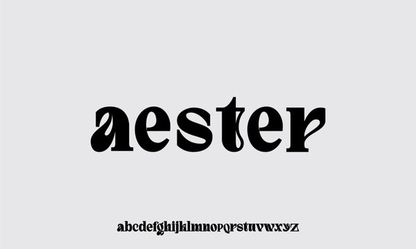 Aester is a unique serif font with playful curves and elegant swashes, perfect for branding, fashion editorials, logo design, and creative posters. Its bold yet artistic style brings a sense of sophis