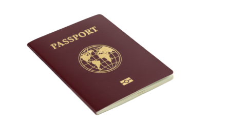 Isolated Passport ID Document Travel