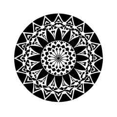 Mexican Mandala Pattern Icon Design