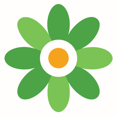 A yellow flower, a bloom of nature, stands isolated on white, while another yellow blossom graces a green leaf background in a floral design