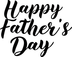 fathers day handwritten vector
