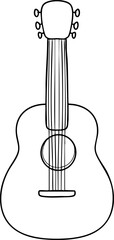 guitar hand drawn