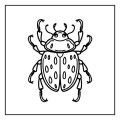 Rainforest Art Page for Young Artists, Coloring Page for Kids