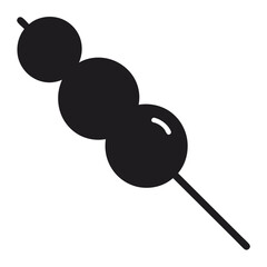 A 3D red and blue sphere molecule icon, an abstract chemical illustration of its structure, isolated on white