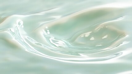 Abstract Pale Green Water Ripples Texture