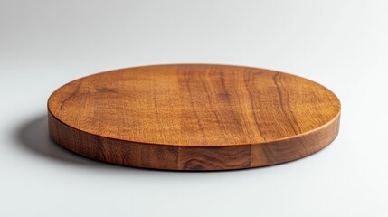 Round wooden cutting board