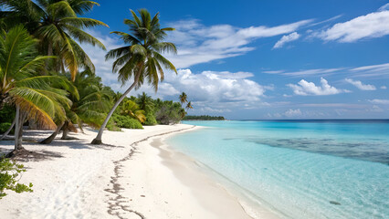 Paradise Awaits: Crystal Waters of a Tropical Beach