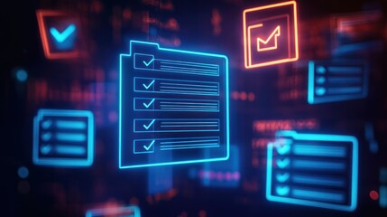 Digital checklist interface