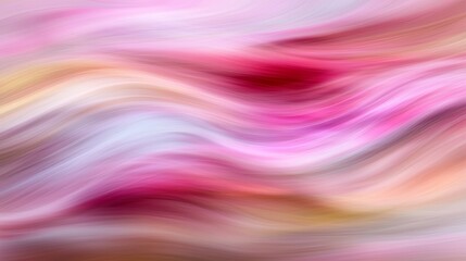 Abstract Flowing Background in Shades of Pink and Soft Pastels