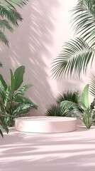 Fototapeta premium Palm Shade Reverie