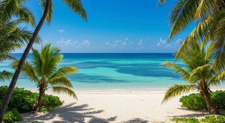 Obraz premium Tropical beach paradise (16)