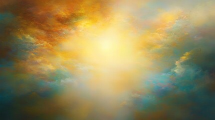 Naklejka premium Bright and Colorful Abstract Sky with Dramatic Cloud Patterns