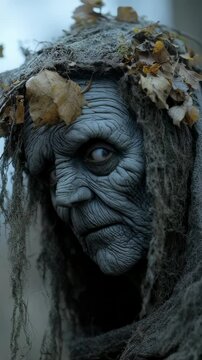 Baba Yaga complex nature: wise witch, forest mystery, dangerous guide, protective power, Slavic stories, magical knowledge, mythological figure, folklore icon, chicken leg hut, terrifying wisdom