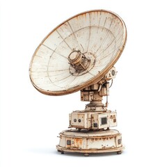 Old, weathered satellite dish