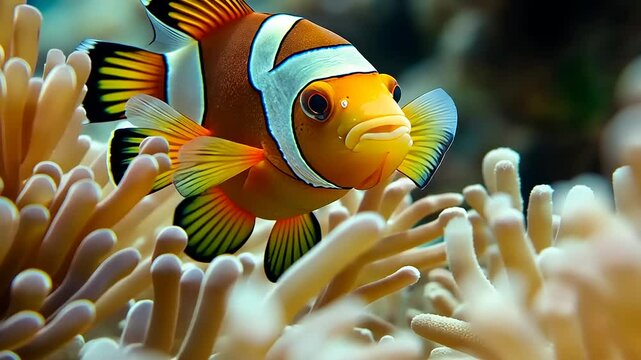 
clown fish in aquarium
tropical fish in aquarium
clown fish on coral reef