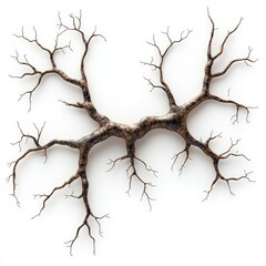 Intricate, abstract, branching structure resembling a biological specimen