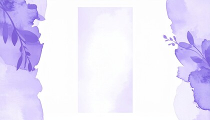 Elegant purple floral frame design for digital art soft background graphic content aesthetic environment modern viewpoint creative concept