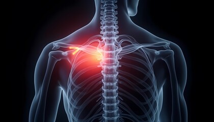 Shoulder Pain with Inflammation of Skeletal Structure