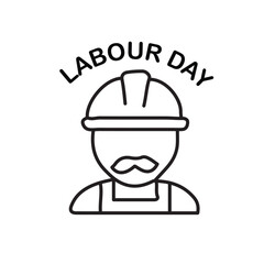 Labour Day illustration of worker