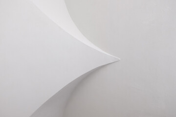 "Minimalist abstract composition with geometric shapes. Conceptual photography, ideal as a texture or elegant background for graphic designs, presentations or architectural projects."