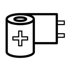 Obraz premium bandage line icon