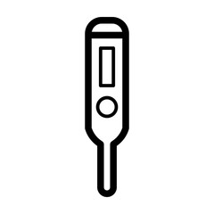 thermometer line icon