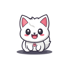 cartoon cat mascot vector design