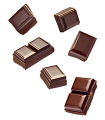 chocolate food dessert brown swee piece broken cocoa dark black chopped bitter slice block crushed candy many ingredient