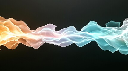 Abstract Waveforms: Flowing Light