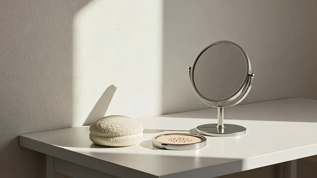 Makeup Set - Luxury vanity mirror and compact