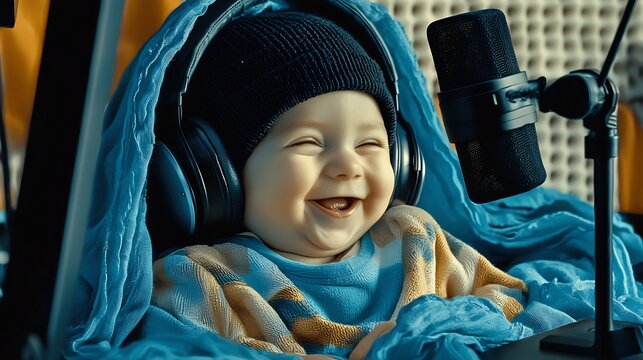 Baby With Microphone Images – Browse 8,401 Stock Photos, Vectors, and ...