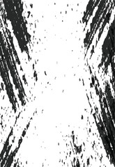 Grunge Black and White Distress Texture.Abstract ink brush banners set with grunge effect. Japanese style. Vector illustration
