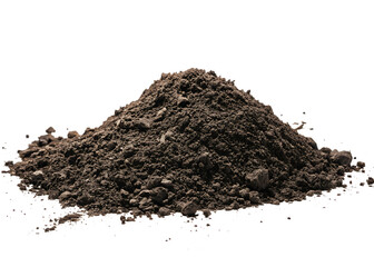 pile of dirt isolated on white background PNG