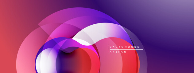 Abstract fluid shapes, vibrant colors, modern design. Smooth gradients create dynamic composition. Background suitable for various projects.