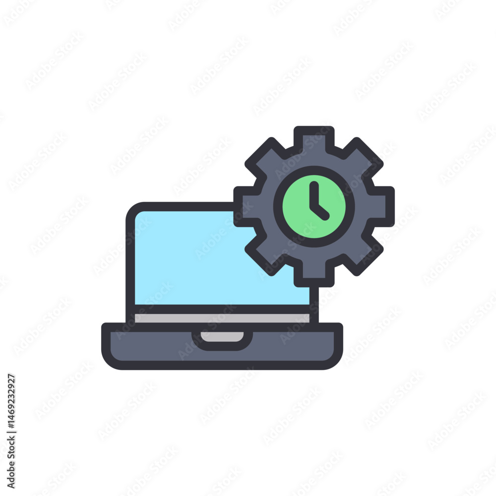 Poster automated system maintenance and monitoring solution with time management