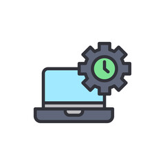 Automated system maintenance and monitoring solution with time management