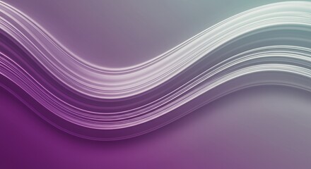 Abstract Purple and Teal Wave Background Design