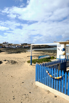 Fishing village of Majanicho, north of Fuerteventura, Canary Islands, Spain
