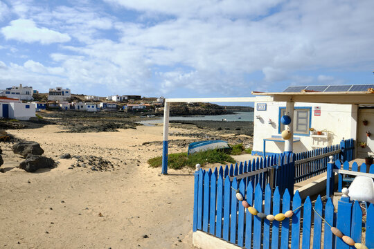 Fishing village of Majanicho, Fuerteventura, Canary Islands, Spain