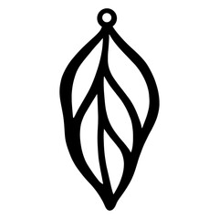 custom wood earrings laser cut svg vector illustration