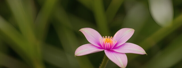 Fototapeta premium Macro Photography of Blooming Flower Petals with Natural Soft Focus