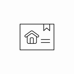 house package icon sign vector