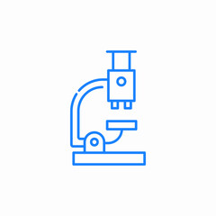 laboratory microscope icon sign vector