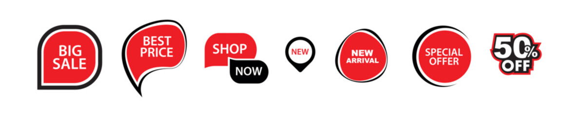 stickers with sale discount text	