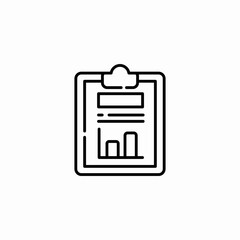 report analysis icon sign vector