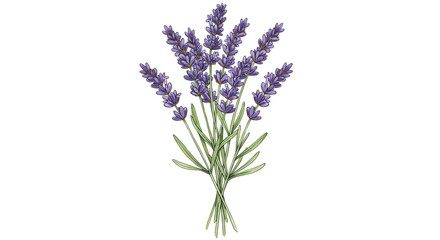 Lavender flower bunch plant herb garden