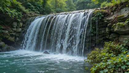 Obraz premium waterfall in the forest