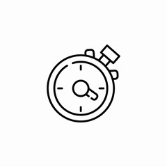 stopwatch time icon sign vector